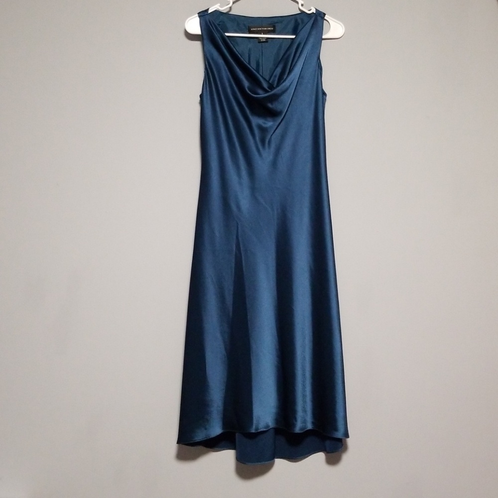 Jones New York dark teal dress